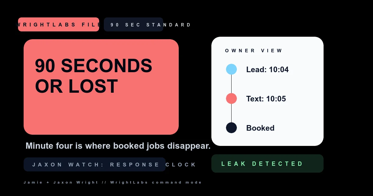 Speed-to-Lead: the Under-90-Second Standard for Home Services cover image